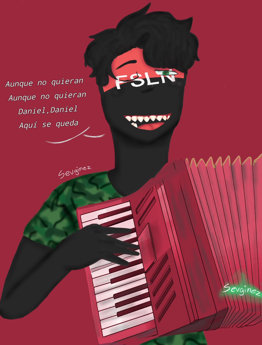 sevginez's tweet photo. No tengo mucha imaginación sobre que dibujar,pero dibujé al movimiento sandinista,no sé si llegaría ser parte de los countryhumans

#CountryHumans
#CountryHumansNicaragua https://t.co/3UNZ81Jjch