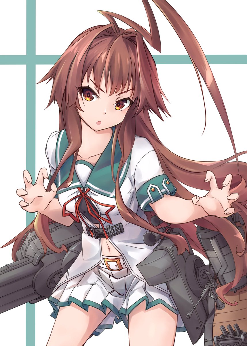 吹雪(艦隊これくしょん) 「それなりに描いた(当社比) #今月描いた絵を晒そう 」|みのすのイラスト