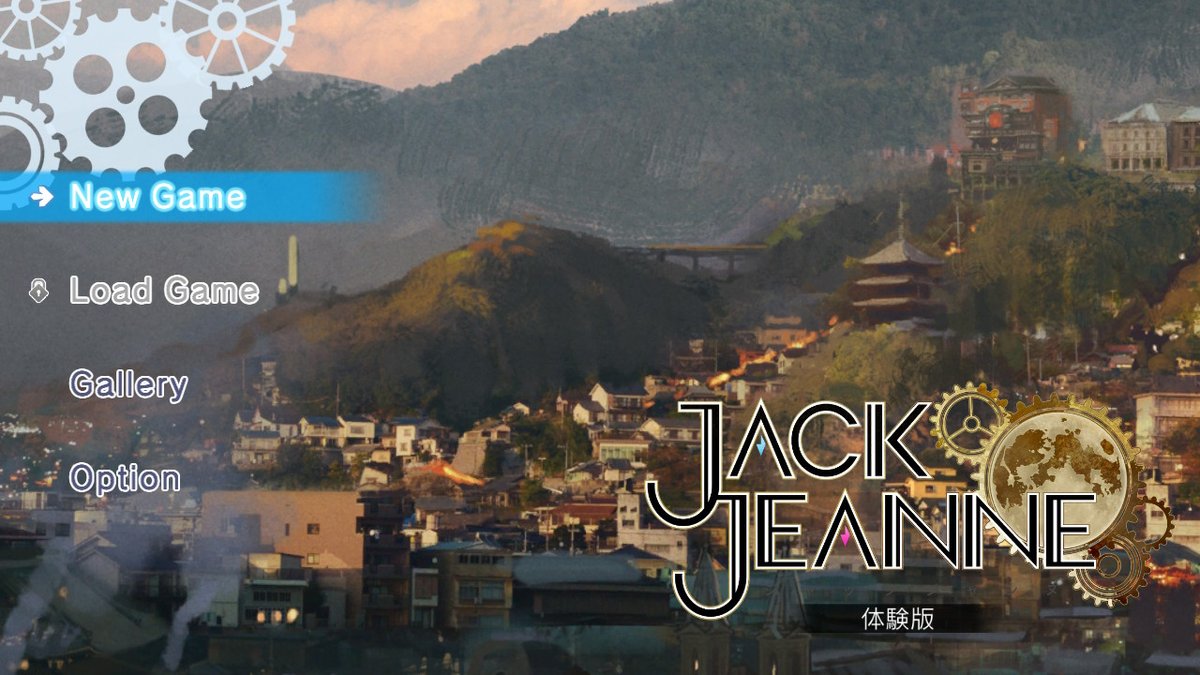 Jack Jeanne playthrough thread!This will mostly be a summary with occasional TLs if I feel the need to. I'm probably going to end up playing through the demo multiple times to get all the stills available so far.Anyway, let's begin!
