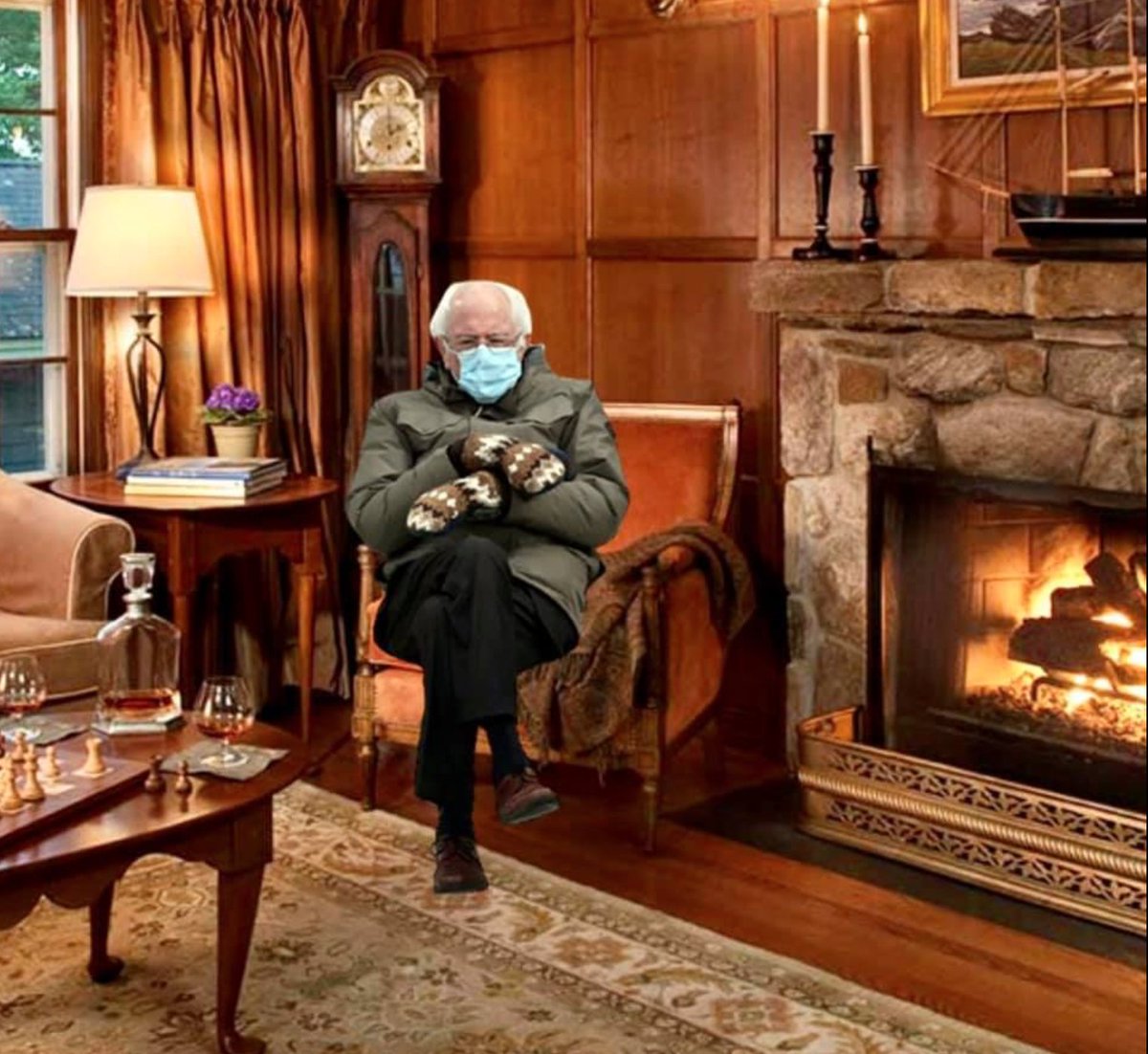 sunrisepointinn's tweet photo. Sometimes even memes need a getaway. #maine #visitmaine #camden #lincolnville #BernieSanders https://t.co/sVGwW1iimD