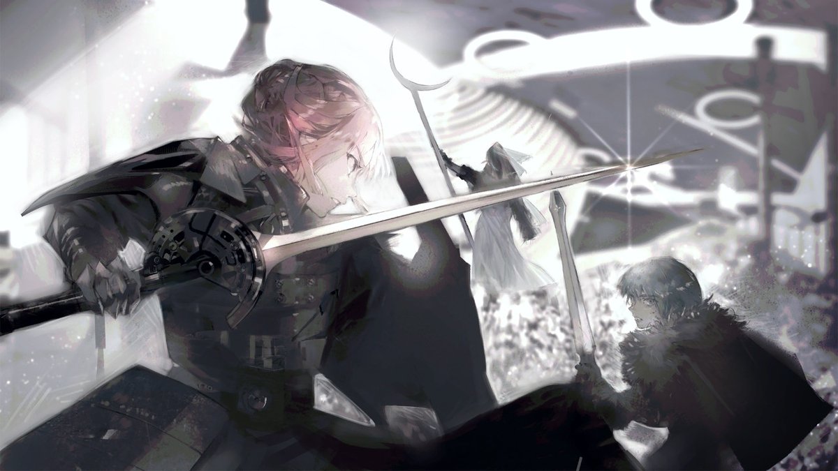 Young Tachibana Kisa and Yonaga Souichirou are playing make believe with Kisa's older brother, Tsuki (Kisa calls him Tsuki-nii). Kisa and Yonaga (Sou-chan) Kisa and Yonaga are siblings fighting against the Moon King to save their father who's been turned into stone by Tsuki.