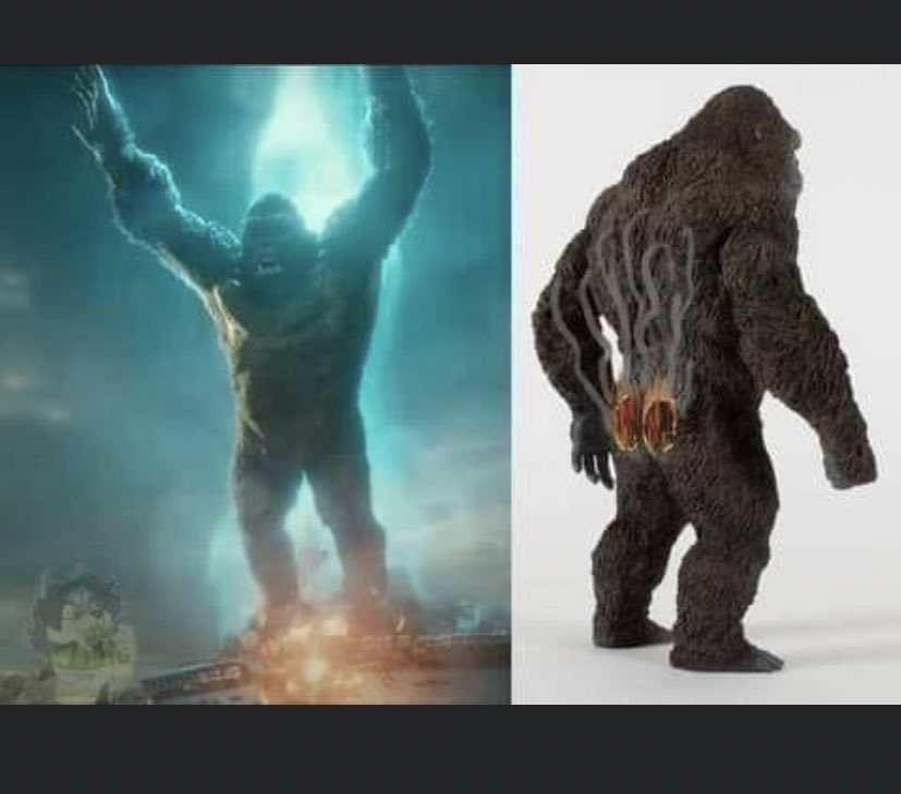 odhranflake's tweet photo. Kong got his ass clapped but #teamkong #godzilla #assclapped #bum #sunburn https://t.co/bFRyK7I2CW
