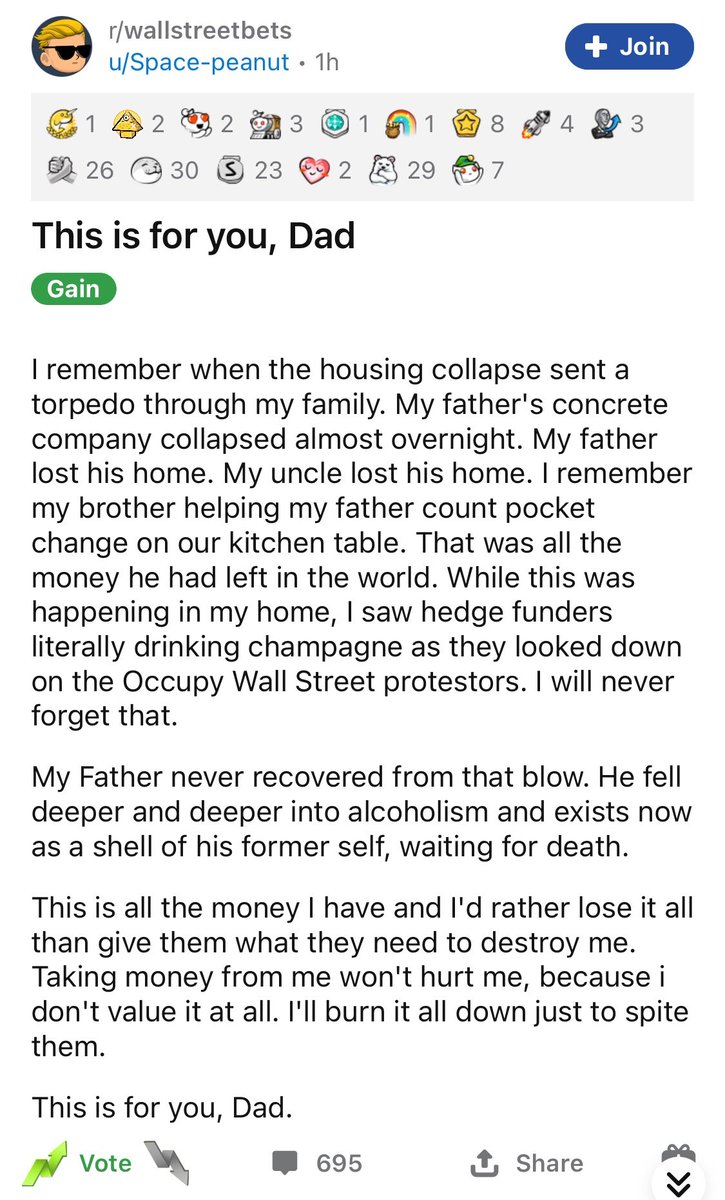 shoe0nhead's tweet photo. i cannot stress enough my full support for the redditor vs wall street class war https://t.co/TiEX2rHr8i