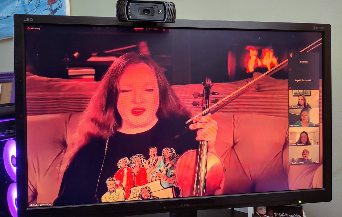 Had a blast chatting/hanging out with @rbpviolinist and friends from the Wisconsin Conservatory for their Advanced Chamber Institute (Day 1). So phenomenal! 😍🎶🎻🎼🎵

#classicalmusic #newhorizons #blackisclassical #newperspectives #musicbyblackcomposers #violinist #baroquebow