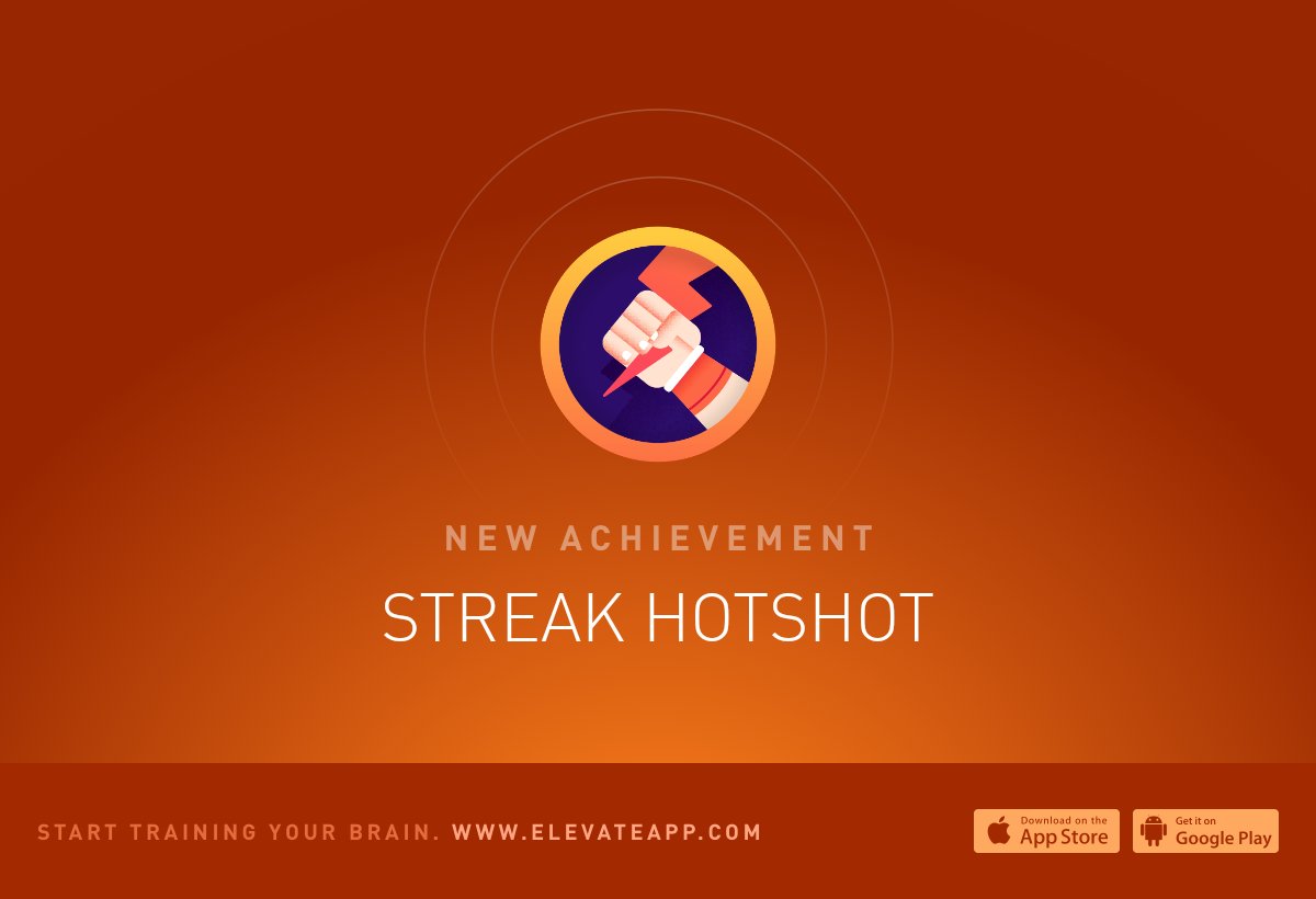 hymcode's tweet image. I unlocked a new Achievement in Elevate. You can challenge yourself too. Get Elevate here: taps.io/elevateapp?af_…