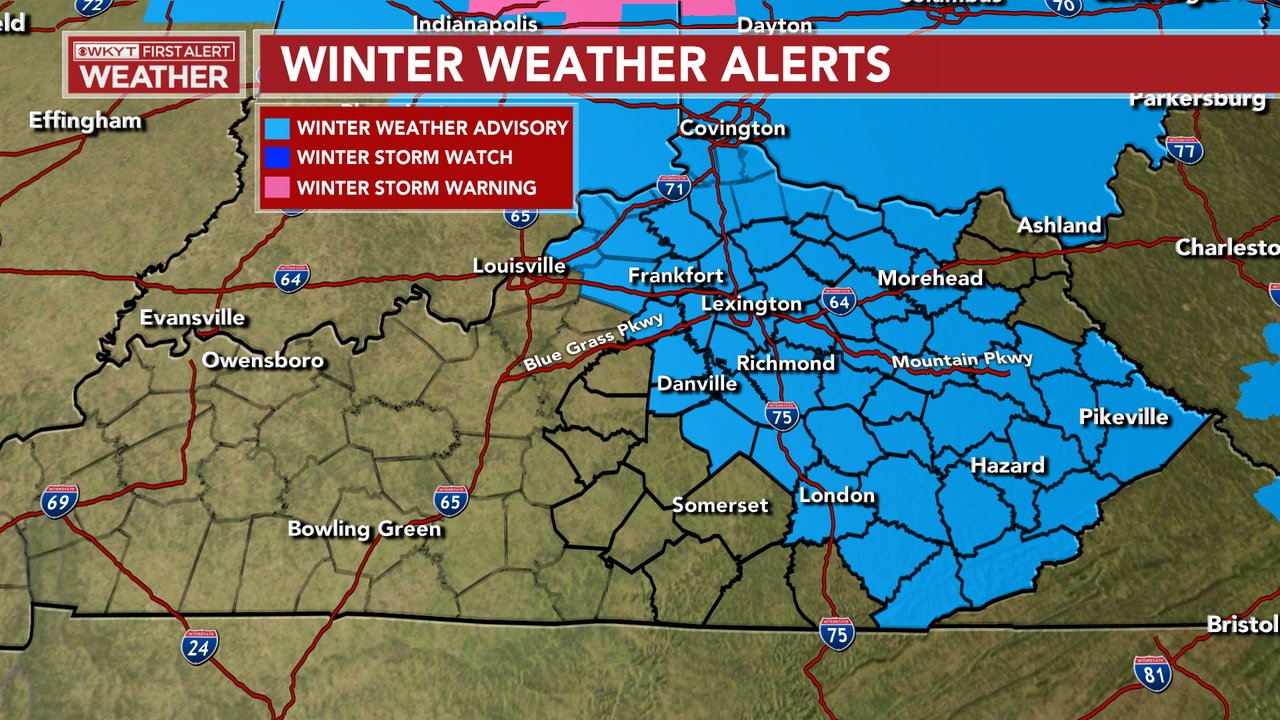 Winter Weather Advisory For Some Kentucky Weather Center with