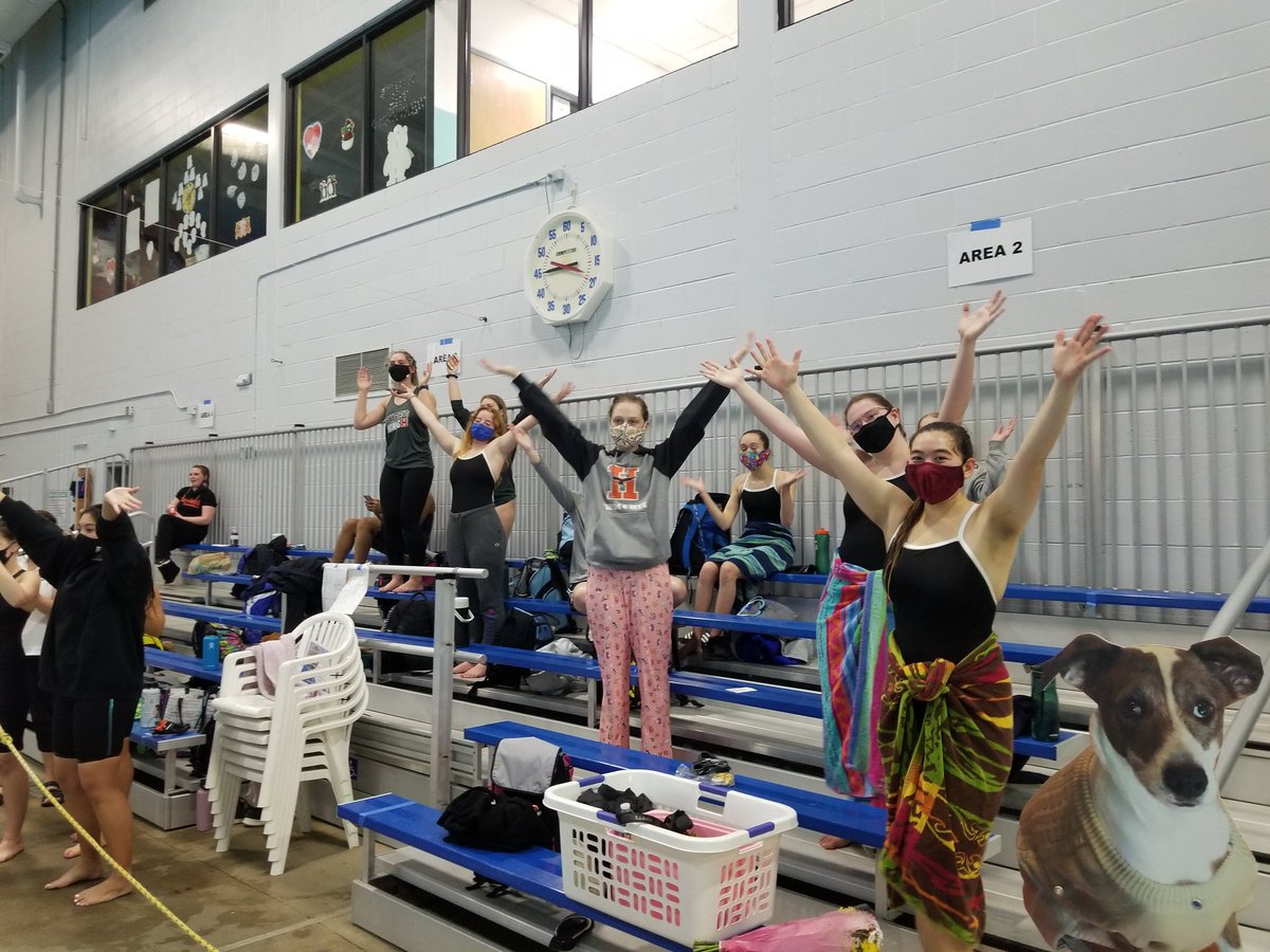 Break time--YMCA for coaches and swimmers