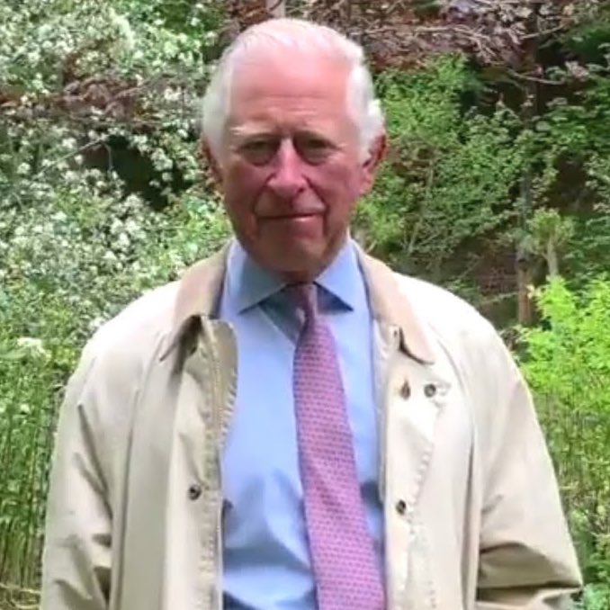 She’s not the first nor will be the last member of the family to record solo video messages in their garden though 