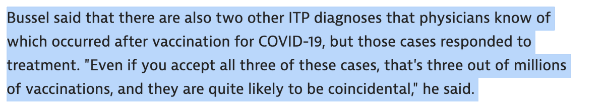 VAERS reports have no controls to go with them, and they are invariably going to be biased accounts, most of which rely only on a temporal association. As discussed here:  https://www.medpagetoday.com/special-reports/exclusives/90917Rare things can happen rarely. It doesn't mean the vaccine is at fault.