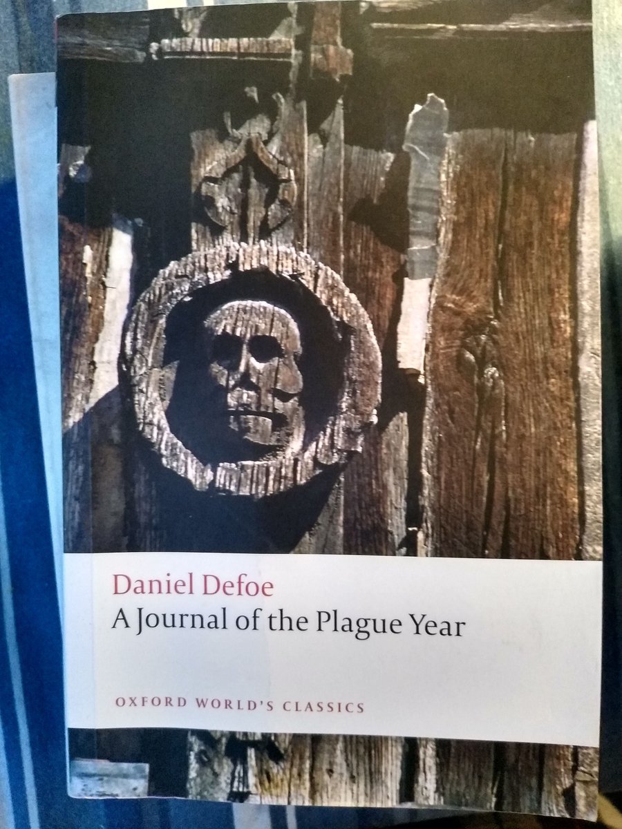Got this purely because of lockdown and although the writing style is certainly not my thing (I hate sentences that last an entire paragraph), once I got used to it the parallels possible to make with today were fascinating.