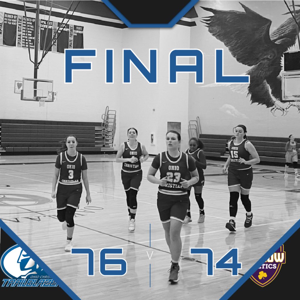 🔹Gillum: 27 pts, 19 reb, 4 blks, 6 ast 
🔹Bolyard: 19 pts, 6 reb, 6 ast
🔹Limas: 13 pts, 7 reb, 5 blk
🔹Mitchell: 11pts, 5 off reb
🚨NEXT GAME🚨
📅: TUESDAY 2.2.21 
📍: HOME 
🆚: Alice Lloyd College 
⏰: 5:00p 
📺: portal.stretchinternet.com/octrailblazers/