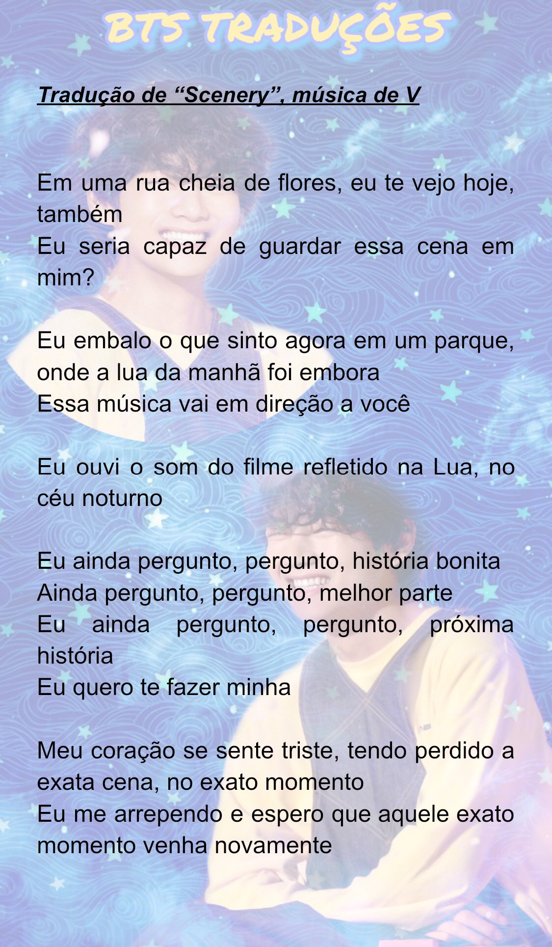 BTS TRADUÇÕES 🤍 on X: 🎼  Tradução de Outro: Do You Think it