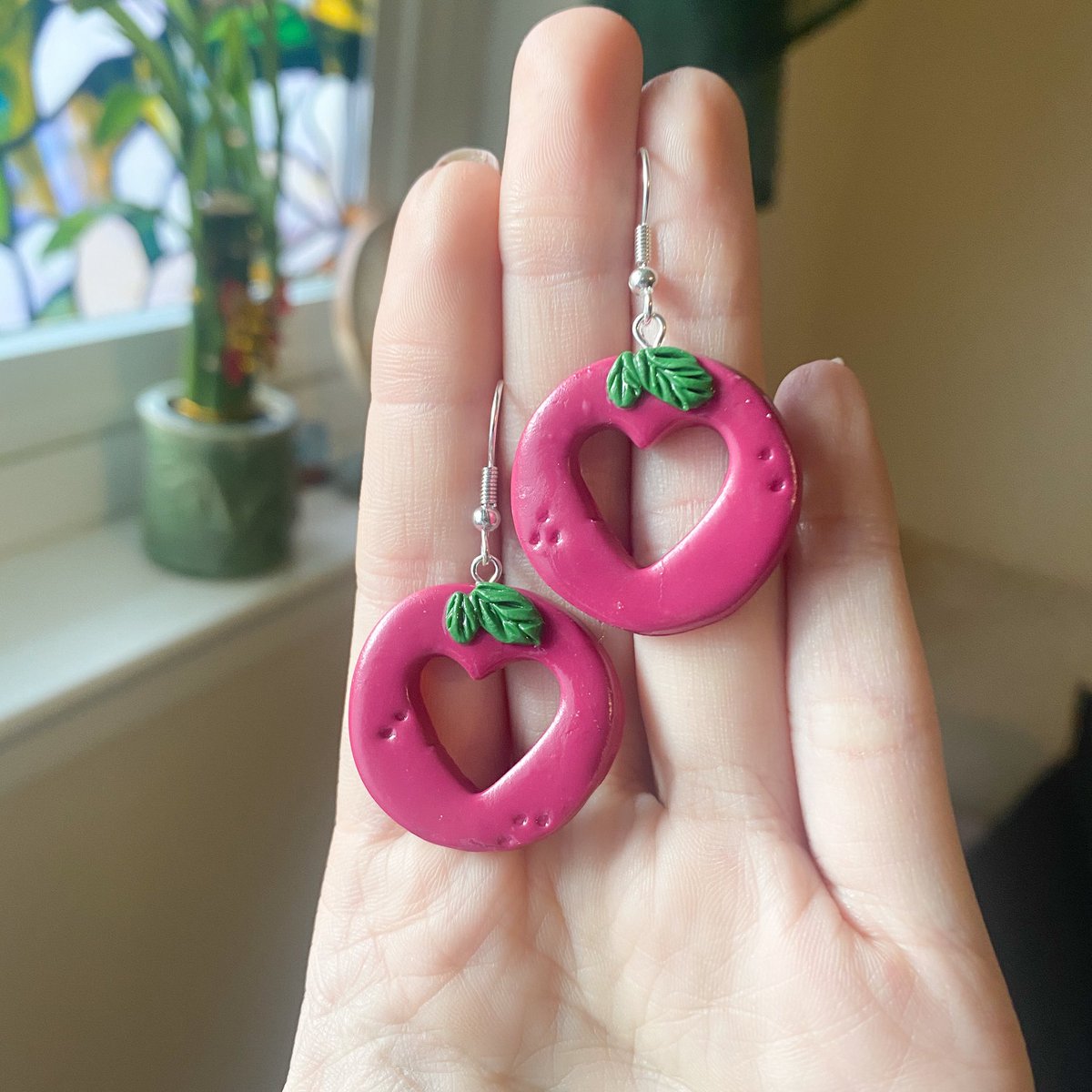 raspberry + lime heart fruits