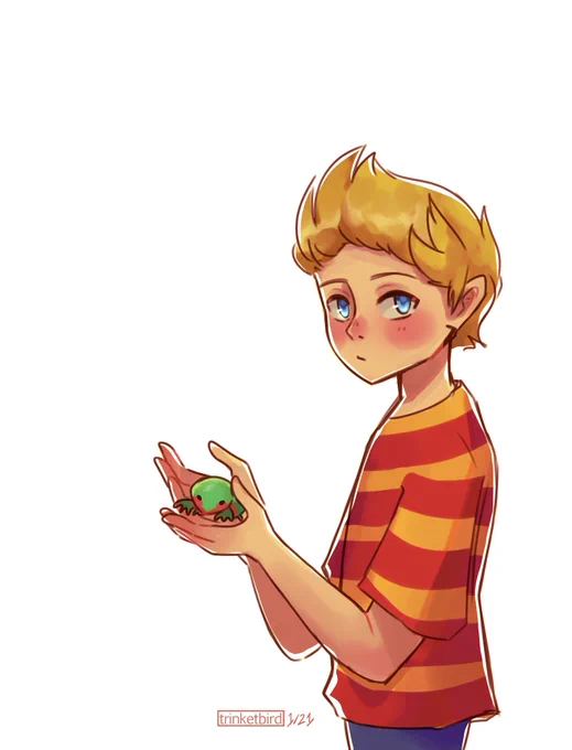 holding a friend.. #MOTHER3 