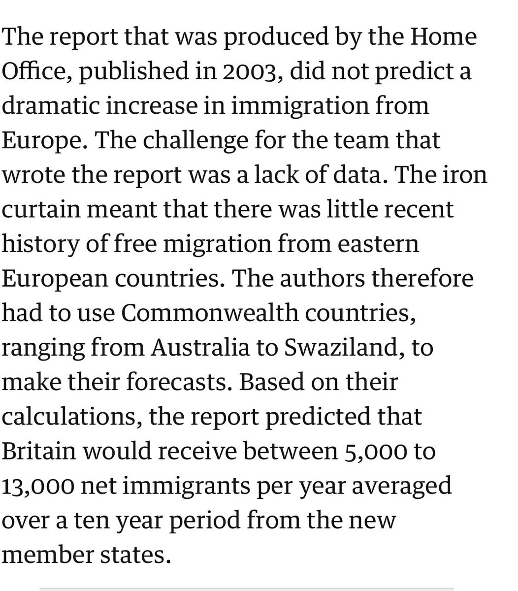 Worth mentioning U.K. estimates have a habit of being wrong — immigration from new EU member states in 2003 were put at a comic 15,000 a year. With Home Office estimates leaving out intangibles like fear or freedom we could be undercounting again.