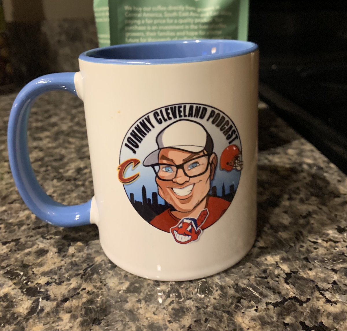 JohnSuchan's tweet photo. Hey! We’ve got a free giveaway! Trying to hit 1K in follows! Follow me and Retweet this message, be in the giveaway for this awesome Johnny Cleveland Podcast Coffee Mug! Mornings won’t be the same! @CLEsportsTalk @MikeKilli @ctownthug @ungartothemax @ShakeBackShow @jclevelandpod https://t.co/GlTifPueOw