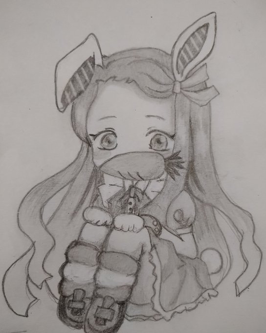 Twoucan 竈門禰豆子ミニキャライラスト の注目ツイート イラスト マンガ コスプレ モデル
