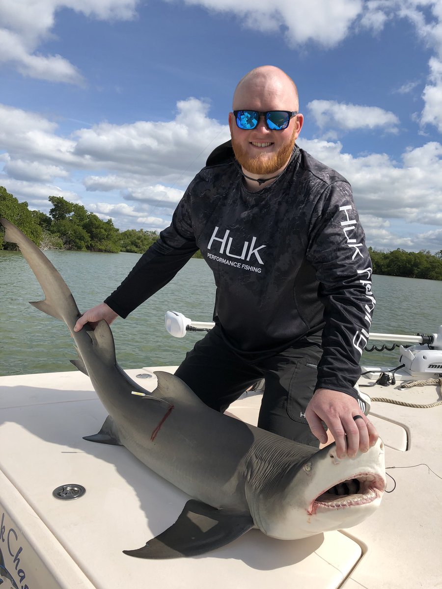 First time shark fishing today. Big lemon and a blacktip!