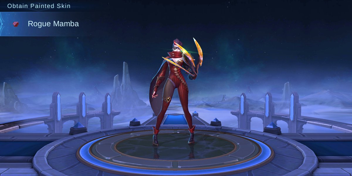 I just obtained a new skin Rogue Mamba in Mobile Legends: Bang Bang! Let's face off against the world's best MOBA players together! 
r8qs.adj.st/?adjust_t=ynou…