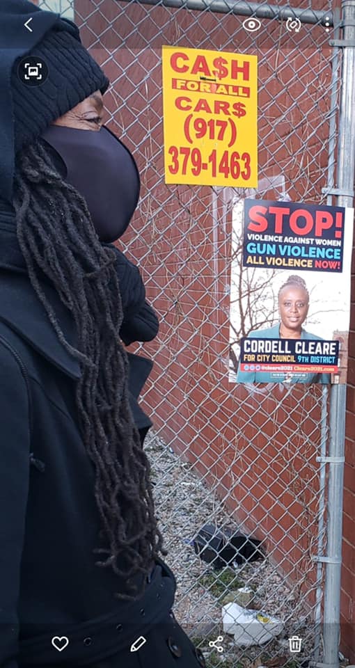 CordellForNY's tweet photo. Today I joined with fellow community leaders at a “Stop Violence Against Black Women” rally after a Harlem mother was attacked. 

There is no place in our community for acts of violence like this and these men must be held accountable. https://t.co/r7tffVtM7c