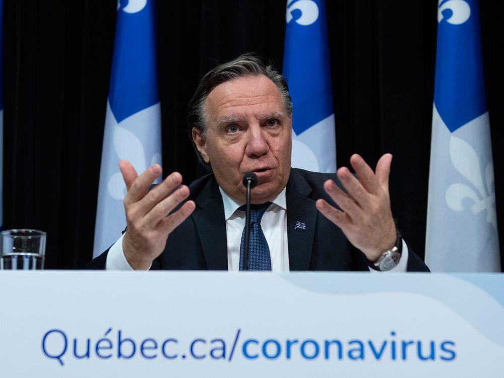 Francois Legault plans to announce changes to COVID 19 restrictions Tuesday