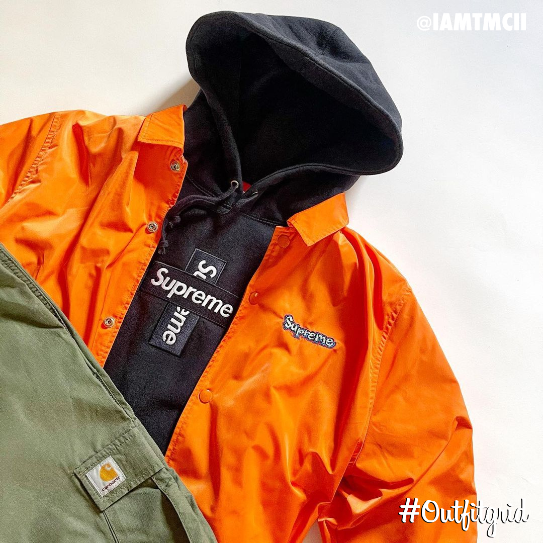 outfitgrid's tweet photo. Today's top #outfitgrid is by @iamtmcii.
▫️ #Supreme #Hoodie &amp; #CoachesJacket
▫️ #CarharttWIP #Pants
▫️ #Nike x #OffWhite #Blazers https://t.co/EohxszutEC