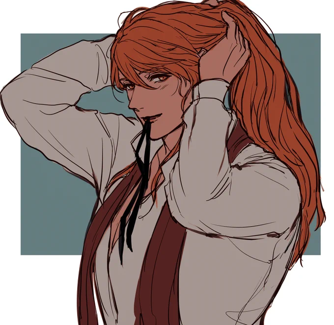 髪 