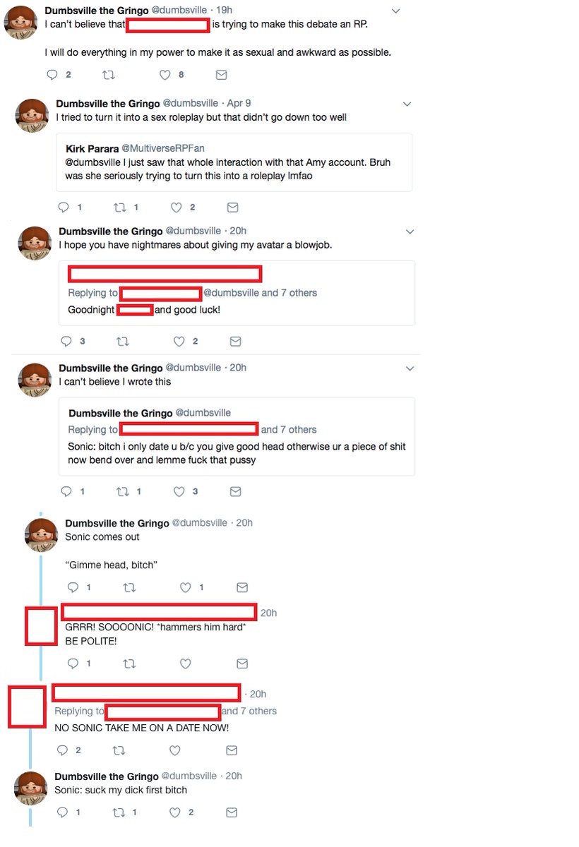 These screenshots were taken from sonisis, who is one of the Sonamy Week Discord Server Admins. I hope she doesn't mind me qrting her thread on him, but I wanna prove my point on him targeting children and those that are mentally ill. https://twitter.com/sonisis_/status/1224676805862232064?s=20