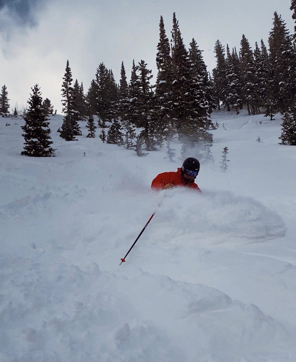 jolson's tweet photo. 2 classic photos from our family ski day. 1 - @Abraham_ols getting deep. 2 - @lily_olson after unsuccessfully looking for her skis for 90 min. Thanks @madisonols for the photos. PS, if you are the ski patrol that found the skis 2 hours later, Thank You!! https://t.co/HY1KNPnI3a