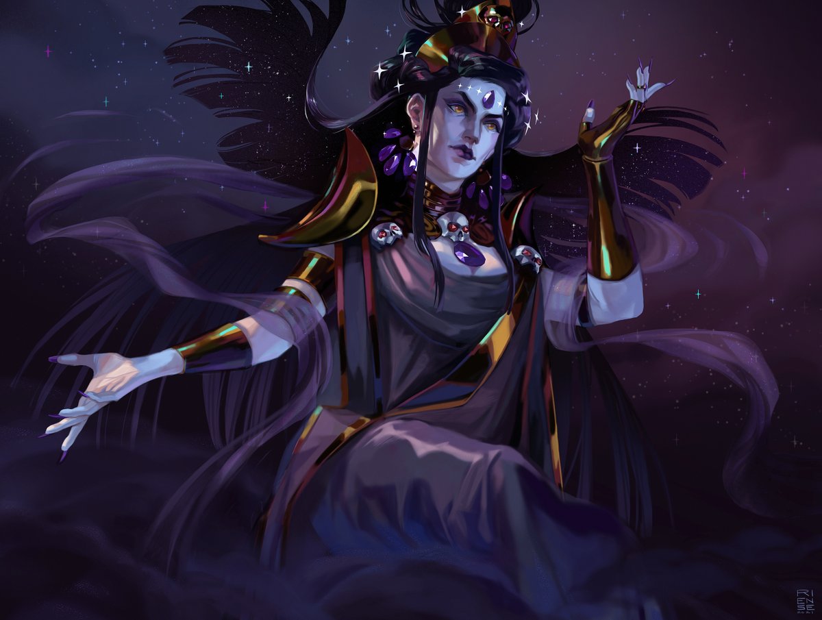 _riense_'s tweet photo. ✨ Mother Night ✨   #hadesgame https://t.co/v7k6hF8DVt