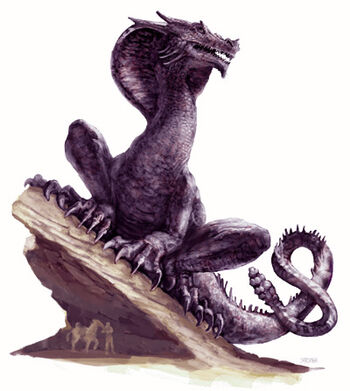 Less common ones were dragons of force, the 3 headed Dzalmus of the Hordelands in Faerun. The most mortally social Song Dragons loved to interact among the short-lived races. Rattelyr Dragon which often behaved like a rattle snake!