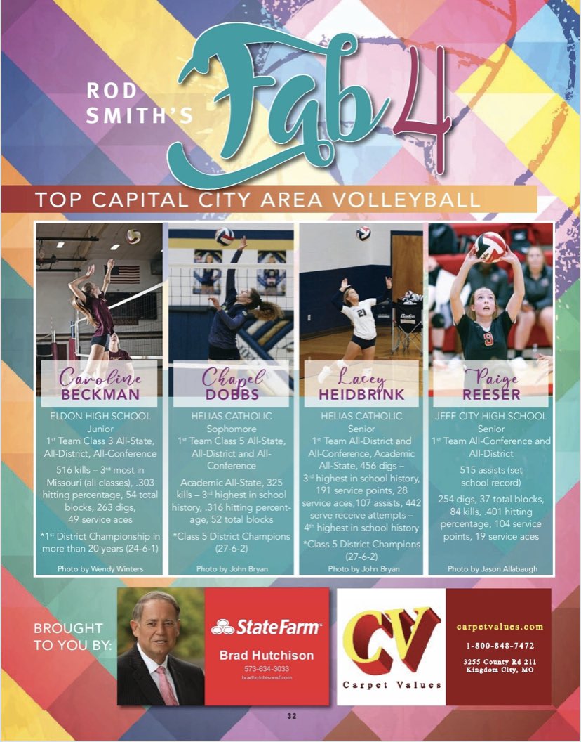 eldon_mustang's tweet photo. Check out the latest edition of Sports Locker Magazine.  Our very own Caroline Beckmann is featured as one of Rod Smiths Fab 4!  #SportsLockerMagazine #EldonMustangs https://t.co/iOQF2OR05b