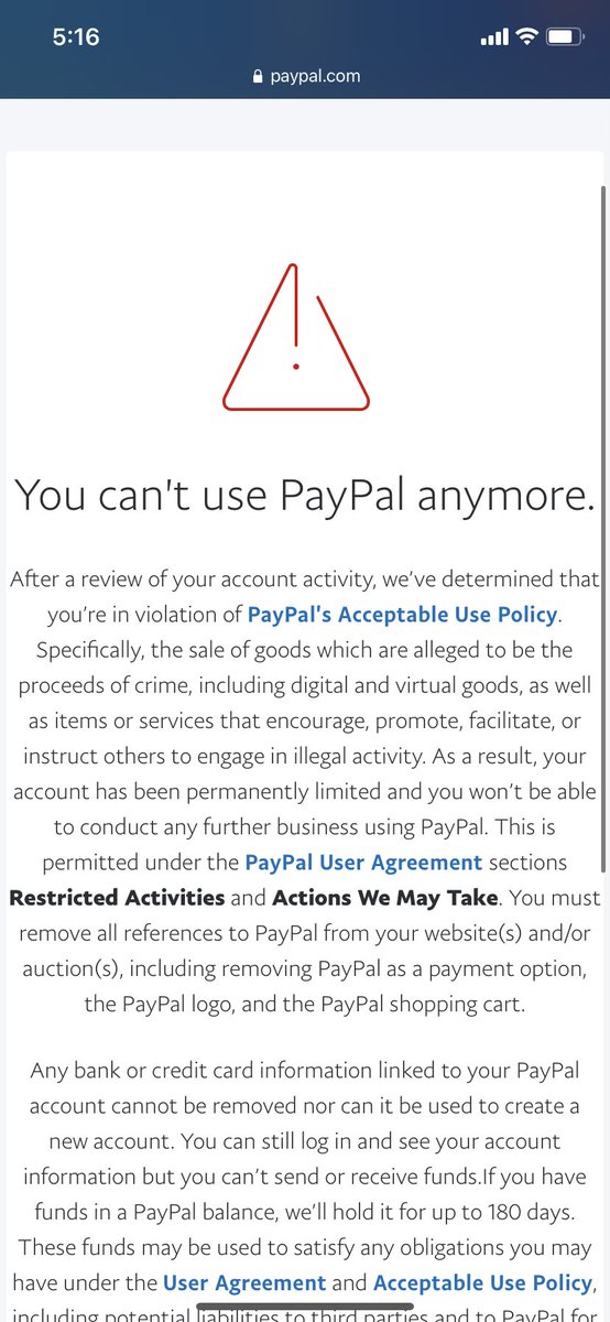 paymentcad's tweet image. I have a fair amount of paypal balance. Are they stealing my money ? Like what do I do what the fuck. 

Retweets appreciated 💜