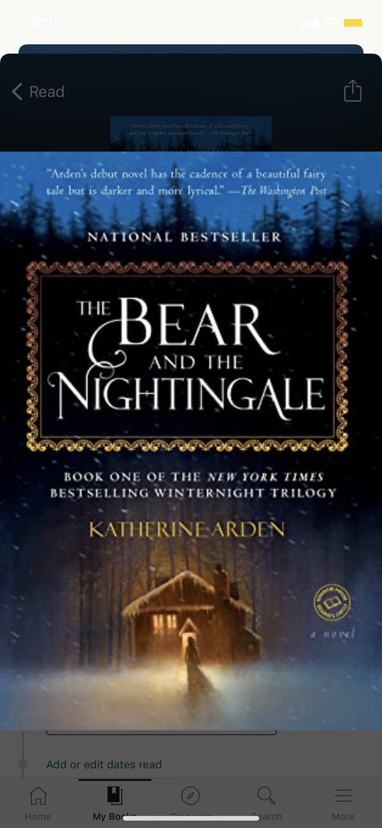 16/2021 THE BEAR AND THE NIGHTINGALE  #caitreads