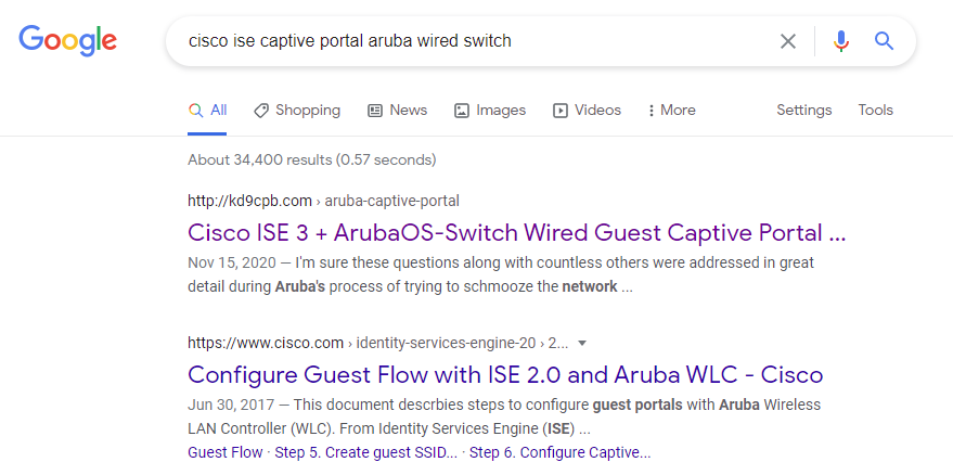 kd9cpb's tweet photo. Did a bit more #homelab procrastinating than I should have in 2021, but super motivated to do an ArubaOS-CX version of my jankety ArubaOS-Switch @CiscoISE captive portal lab now that it's a top Google result!!!

#LabEveryday #ISEISEbaby #networksecurity #ISE #ISEcold #airheads https://t.co/zjaMg9W5c0