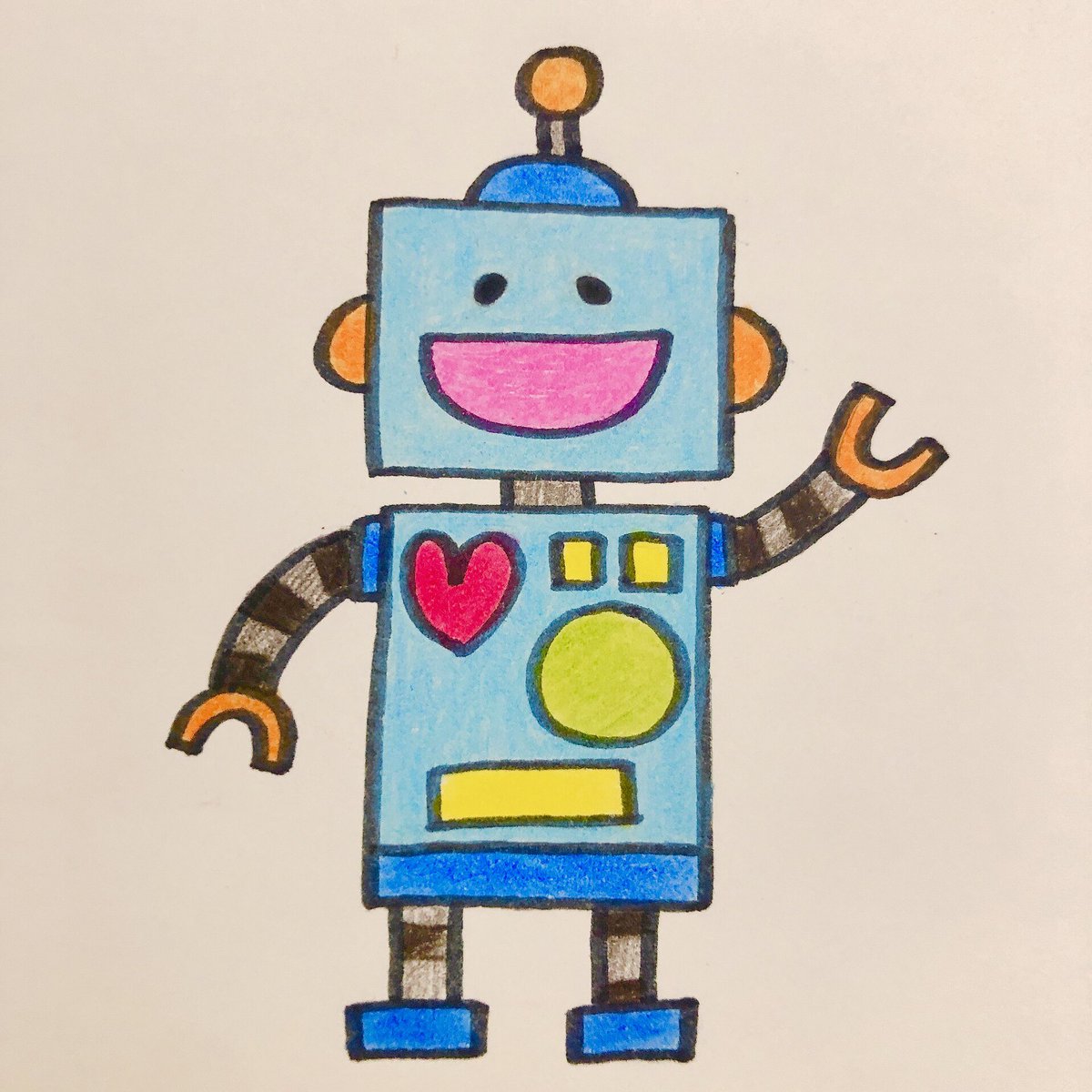 人気ダウンロード ゆるい ロボット イラスト 簡単 キャラクター画像の世界