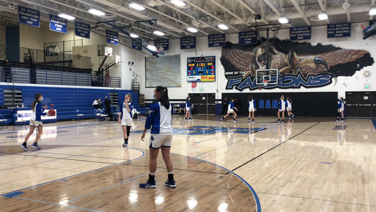 Getting ready for the “Rumble in the Ranch” -  #2 and #3 square off with <a href="/govalorgbball/">Valor Basketball</a>  vs <a href="/HRHS_Wbb/">Highlands Ranch Girls Basketball</a> in 30 minutes