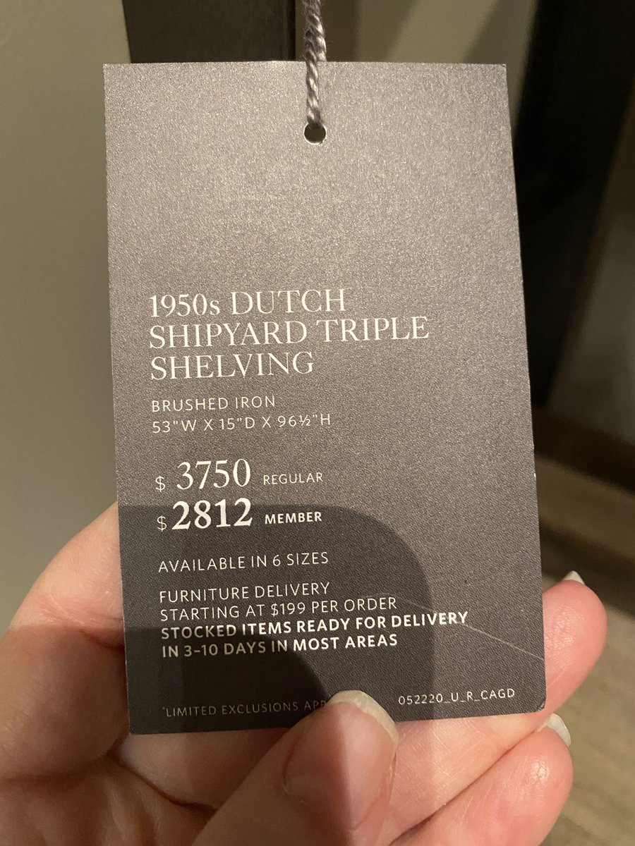 We went furniture shopping. This is the bookshelf I REALLY REALLY WANT, so I sure hope my next series pushes my income waaay up so I can afford one of these.I mean two of these. (At RH Austin, Restoration Hardware’s amazing showroom)