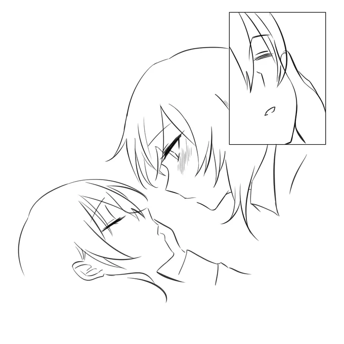 Speaking of experimenting, shout out to @NoelClover ! 
I wanted something that looked super different to my regular art, so I asked him if he could draw something shoujou-manga-ey for me. It was fun doing the screen toning myself! I still can barely register it as my own work... 