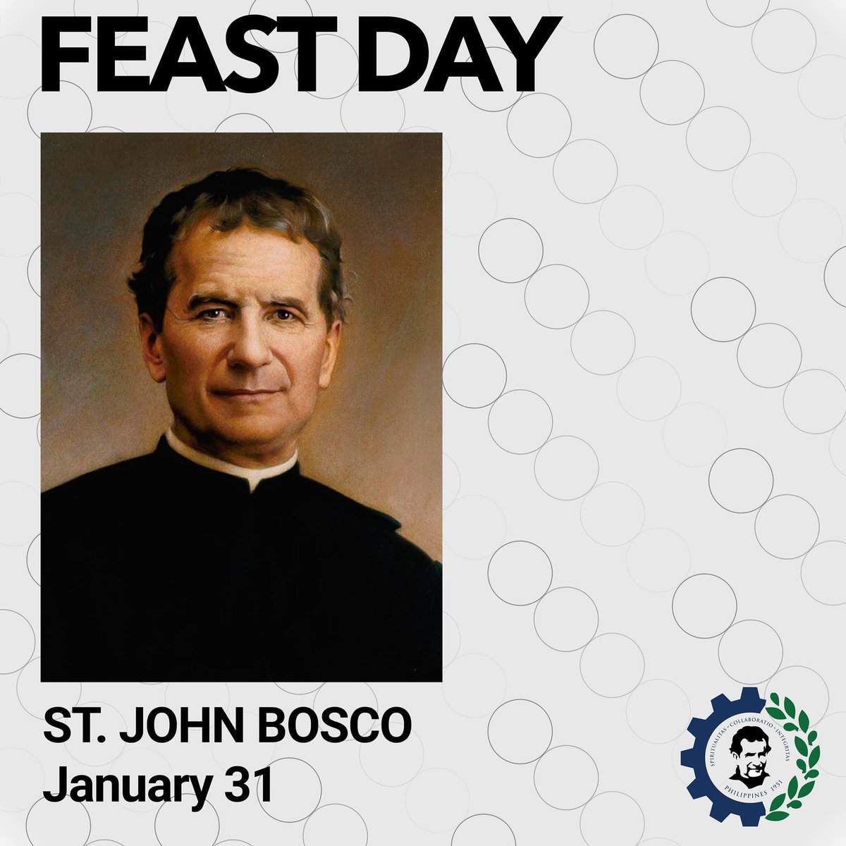 dbecphilippines's tweet photo. Today, January 31 is the feast day of St. John Bosco, father and teacher of youth. 

St. John Bosco, pray for us and for all the young people in the world! https://t.co/sCoJlQqUzN