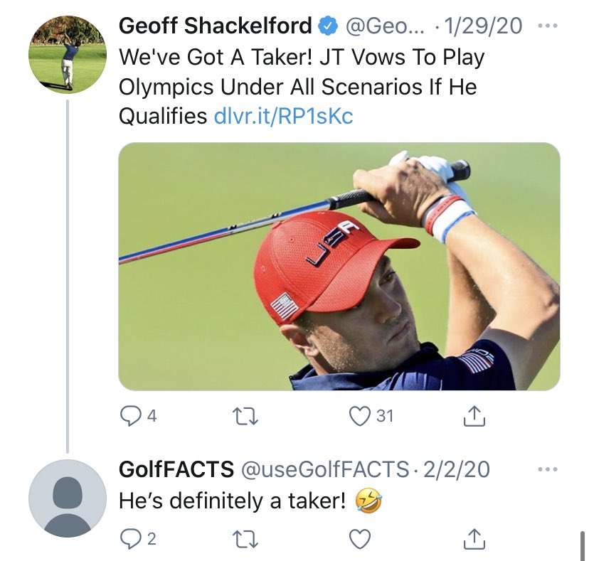 Here is Patrick Reed giving his thoughts on  @JustinThomas34