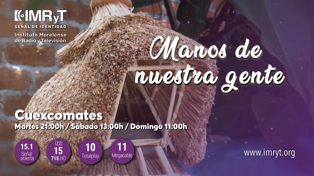 RTvMorelos's tweet photo. En el poblado de #Chalcatizingo, conocimos el trabajo artesanal de Emilio Barranco, quien elabora #Cuexcomates en miniatura, una tradición ancestral vigente en nuestros días.
📺Manos de nuestra gente: Cuexcomate
⭐️ #Estreno: Martes 21:00h. / Sábado 13:00h. / Domingo 11:00h. https://t.co/vWmmWod7Pj
