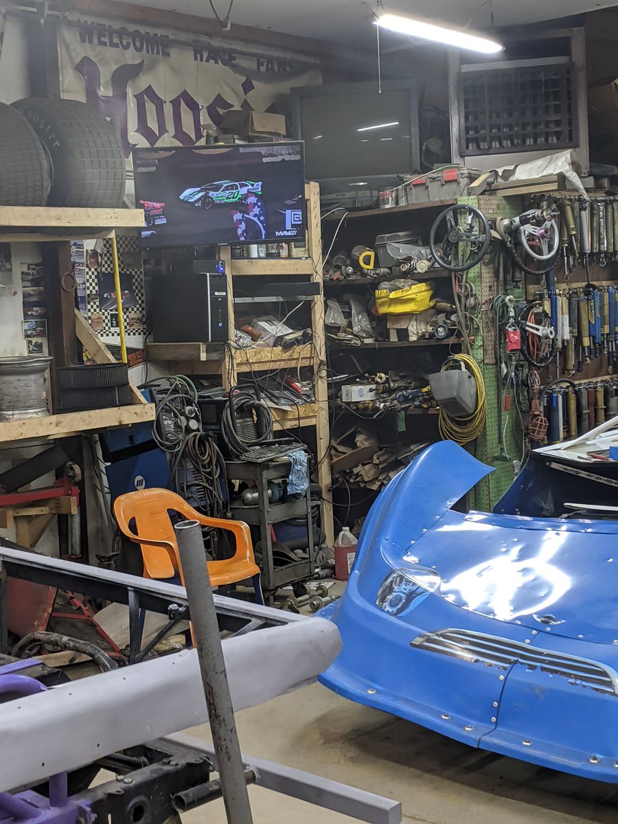 #LucasDirt watching from the shop