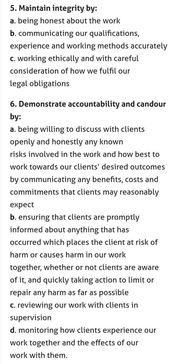 This ethical framework includes: https://www.bacp.co.uk/events-and-resources/ethics-and-standards/ethical-framework-for-the-counselling-professions/