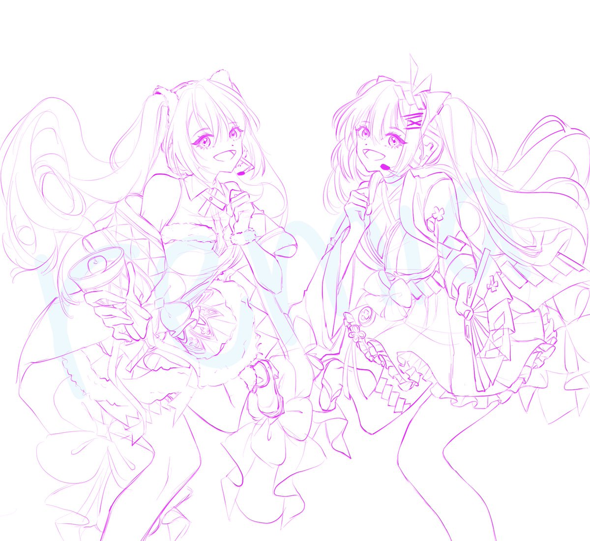 sketch thats going to take me years to line