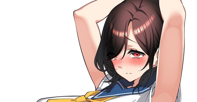 #脇見せポーズが大好きです 