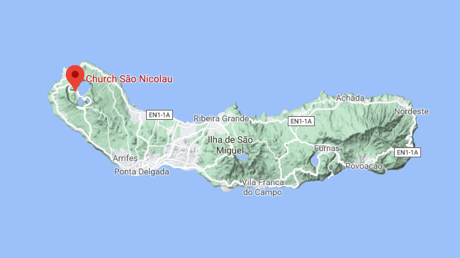  And we begin with a real beaut, São Nicolau in Sete Cidades on São Miguel in the Azores. Reached by a pine-lined path, this neo-Gothic church is just 500m from a stunning volcanic crater lake.