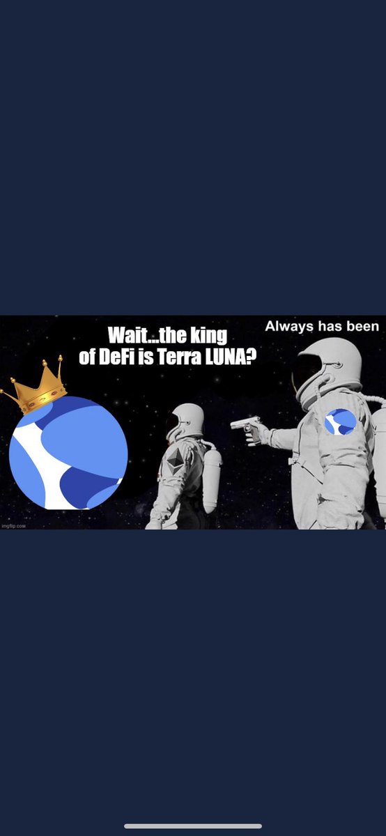 @MmmMaroof @DReverandd @Jonny_Qi $LUNA x $MIR are the biggest Defi ecosystem in crypto!