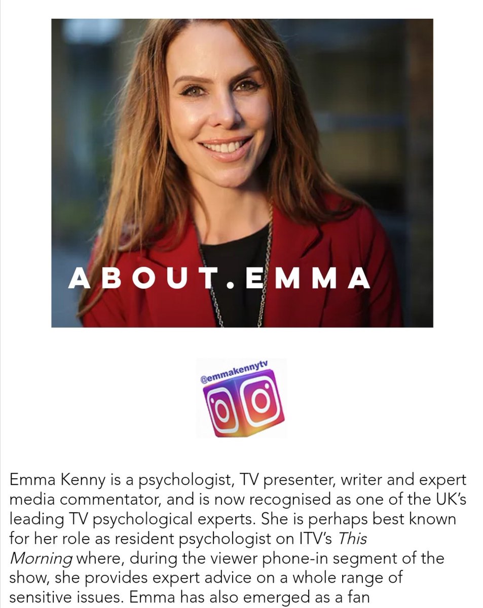 Another example of unscientific misinformation from  @emmakennytv  https://twitter.com/emmakennytv/status/1326592507304697856?s=19Is she still  @thismorning "resident psychologist"