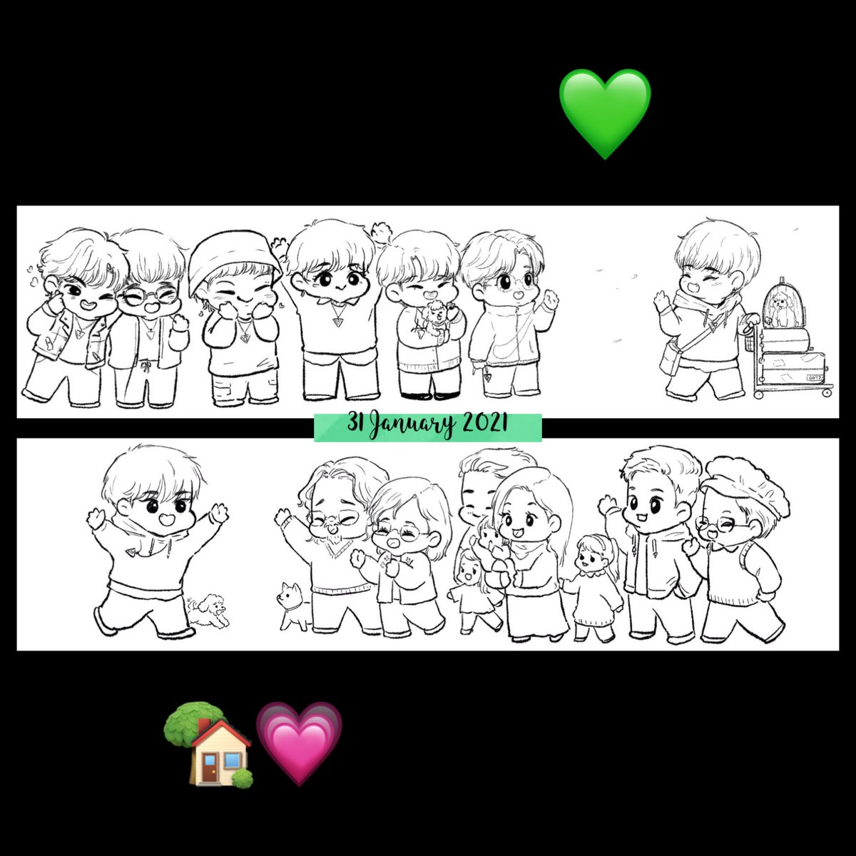 lilbear1228's tweet photo. Safe travels @marktuan Sad we won’t get to greet you at the airport, but we’ll see you after your post-travel quarantine period is over. Can’t wait to meet Milo 🐶
👩🏻‍🎨🎨✍️ cr: @watermalonn 
(Had to delete previous post cuz it tagged the wrong acct) https://t.co/5BtgG4UW0O